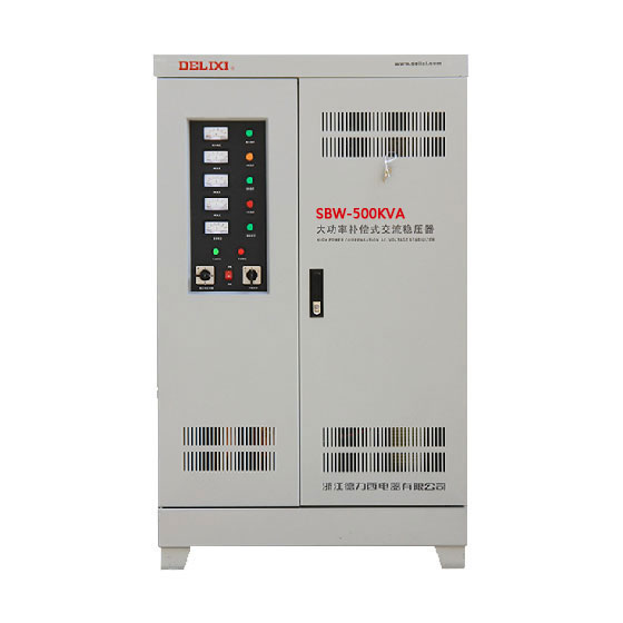 德力西大功率三相补偿式电力稳压器500KW SBW-500KVA 订单产品