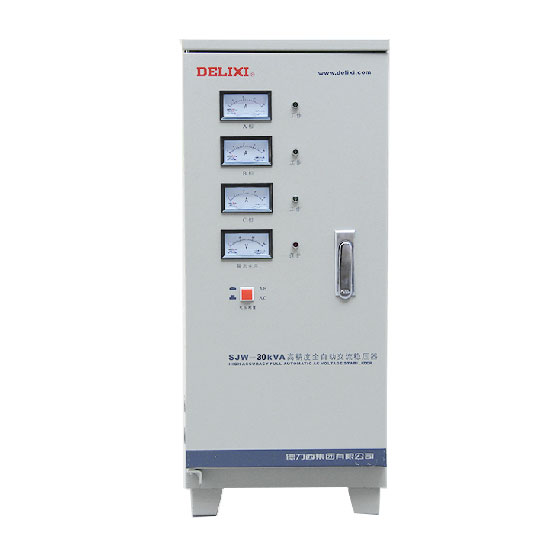 德力西三相稳压器SJW-30KW 380V高精度稳压器 工业用三相SVC 30KVA稳压器 30000W